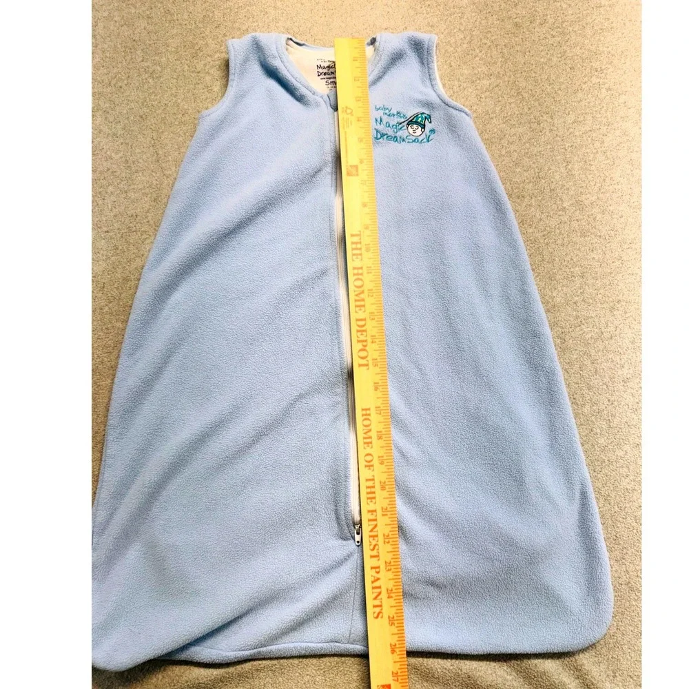 Baby Merlin's Magic Dream Sack Wearable Blanket Blue Fleece Small 6-12 Months